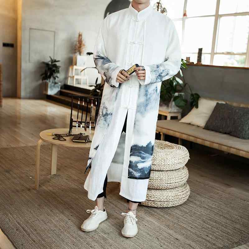 コート メンズ 中国 唐 スーツ 漢服 中華風 紳士服 素人 マント パフォーマンス 服 ローブ 瞑想 レトロ 衣装 ガウン