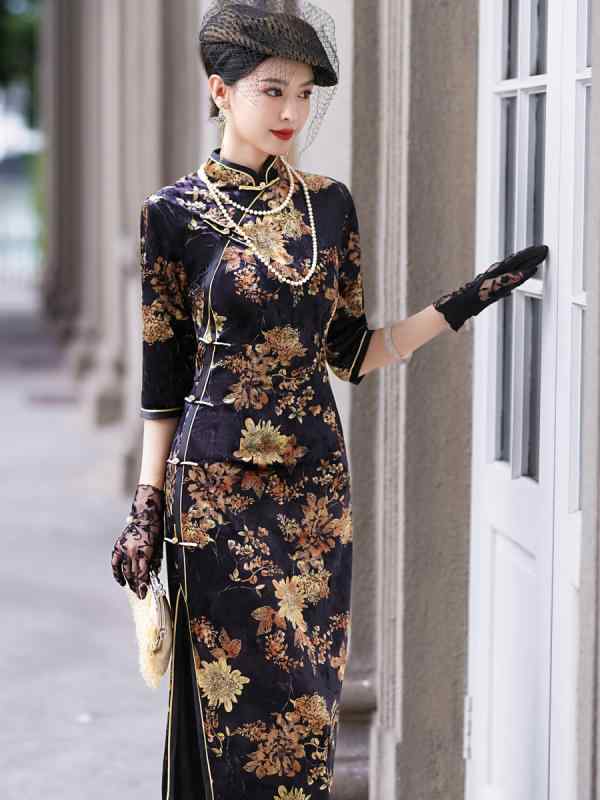 お召しもの 秋 冬 瀬戸もの 素晴らしい 映画化 お召しもの 輝く 金色 天鵝絨 刷り上げる 中華風 デイリー 瀬戸もの お母さん