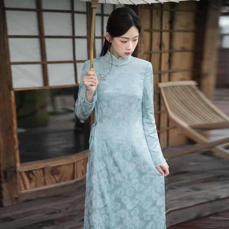 御召しもの レディース 歳月 瀬戸もの服 アオザイ 中国 バックル タイ 瀬戸もの  中華風 思い入れる服 レディース 思い入れる服 妖精