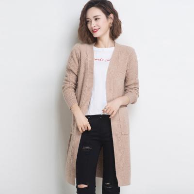 トップス ジャケット レディース カジュアル マザーズ 普段使い 婦人服 韓国 ウール セーター 長袖 カーディガン セーター ミドル丈 春秋 ニットアウター