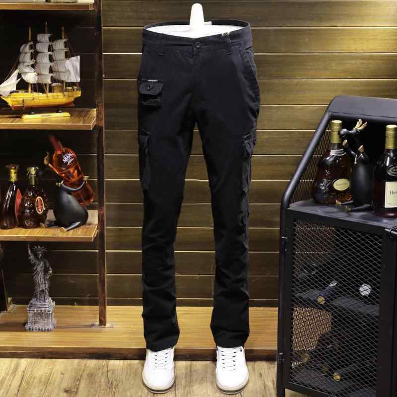 パンツ デニムパンツ メンズ 春秋 黒 特殊 部隊 アウトドア カジュアル ストレート トレーニング スポーツ 登山 ジーンズ