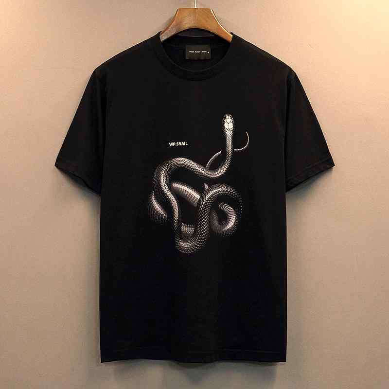 トップス シャツ Tシャツ かっこいい メンズ レディース アメリカ ストリート ファッション プリント コブラ コットン カップル 半袖