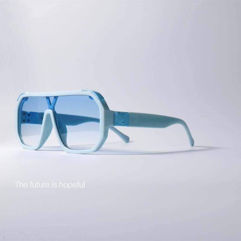 サングラス おしゃれ ブルー ワンピース サングラス 春夏秋 紫外線対策 UV 400 紫外線 防止 アビエイター サングラス