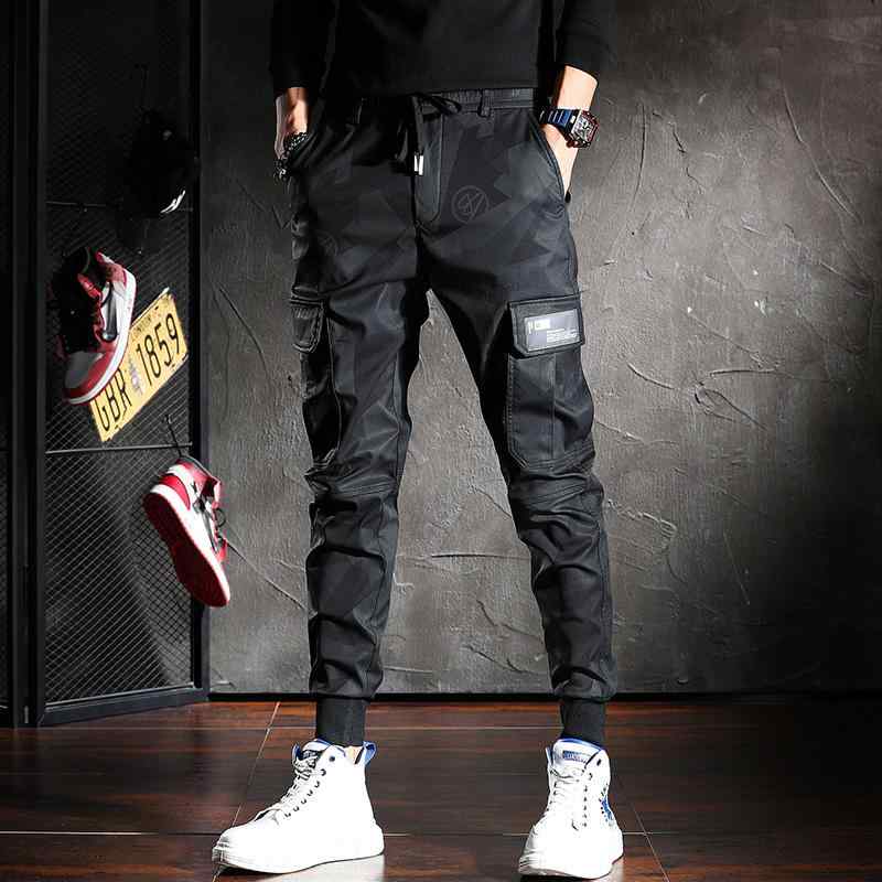 パンツ メンズ レッグ バインディング 男性用 秋冬 ワークパンツ 作業 ズボン アウトドア スリム 迷彩 スポーツ カジュアル