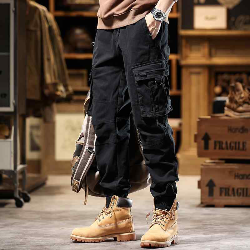 パンツ メンズ ジッパー ポケット ワークパンツ 作業 ズボン アウトドア 秋冬 アメリカン レトロ レギンス アウトドア マウンテン カジュアル