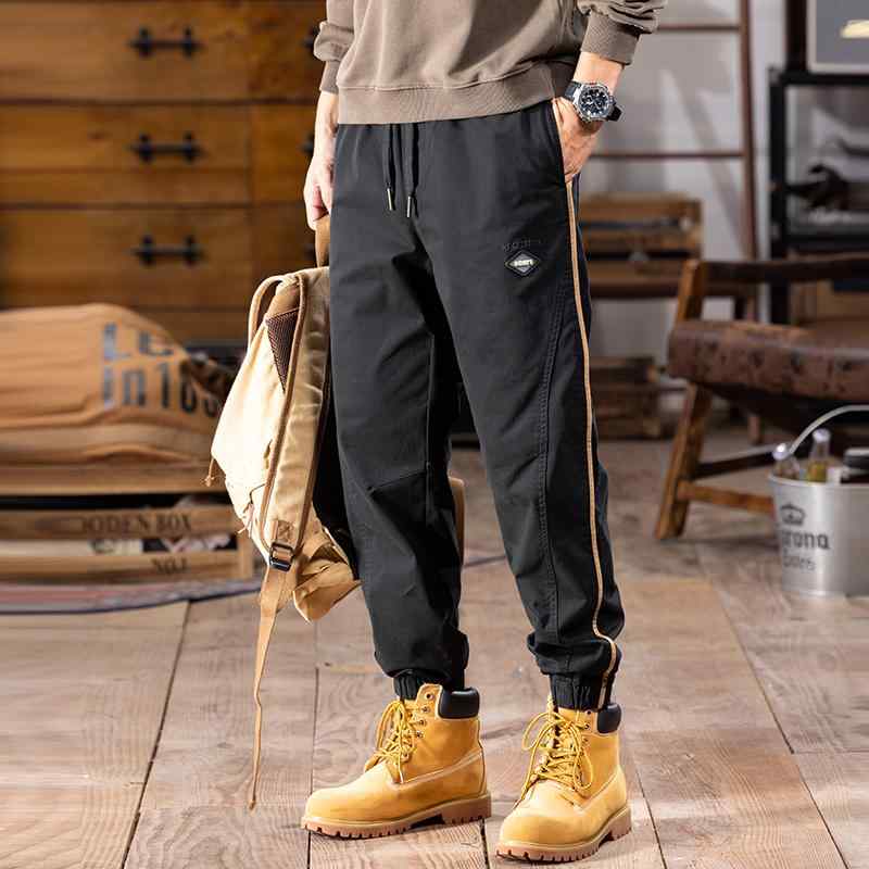 パンツ メンズ 秋冬 アメカジ ゆったり 綿 男前 パッチワーク ワークパンツ 作業 ズボン アウトドア レトロ