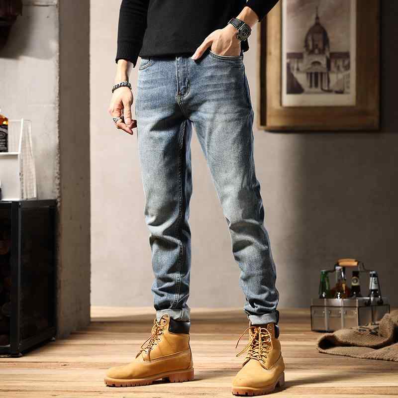 パンツ デニムパンツ メンズ 秋 ジーンズ スリムフィット スタイリッシュ アメリカン レトロ ウォッシュ 7,135円