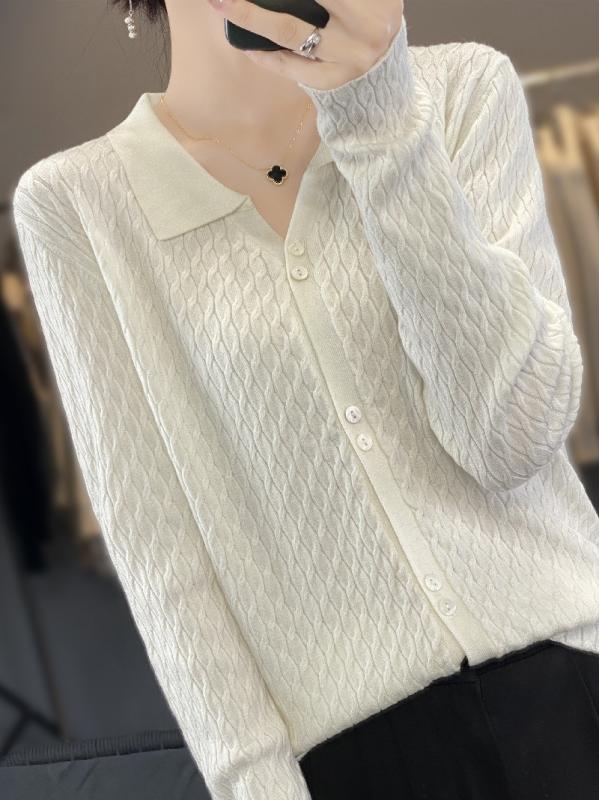 シャツ トップス シャツ ジャケット ブラウス レディース 爽か ハイエンド PLOL 襟 女性 ニットカーディガン 女性 アウター セーター