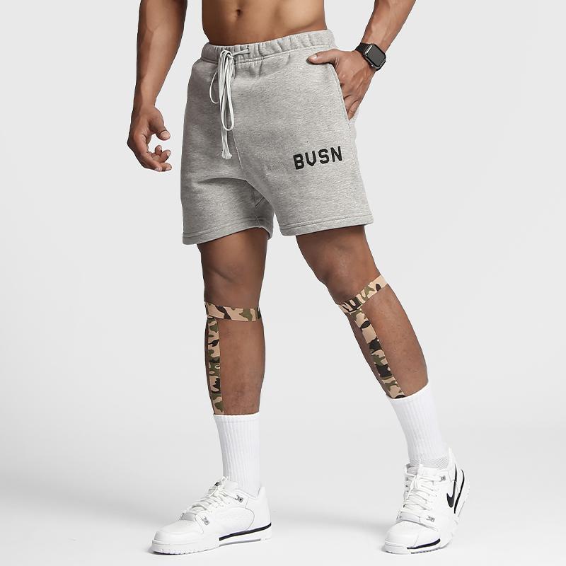 パンツ フィットネス メンズ マッスル スポーツ トレーニング ショーツ スクワット バスケットボール ランニング カジュアル ソリッドカラー ニット スリーポイント 男性用