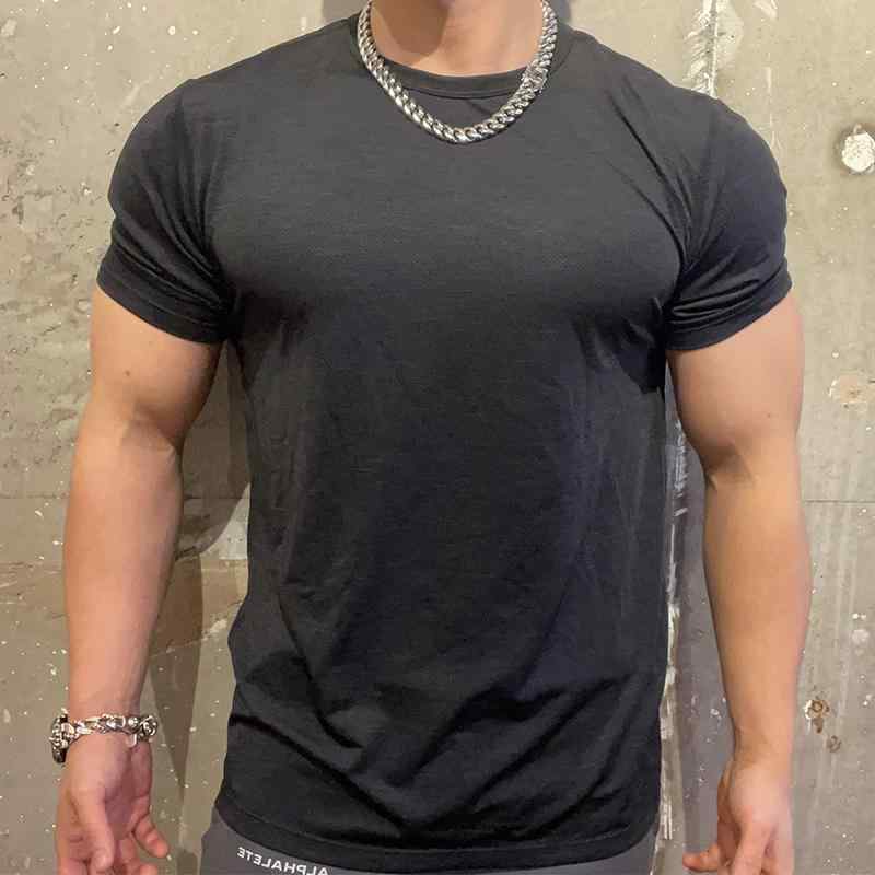 ティーシャツ ティーシャツ マッスル メンズ 筋肉質 斑点模様 夏 メッシュ 弾力性 速乾 駈けっくら 相応うネス ラウンドのど首 半袖 ルル