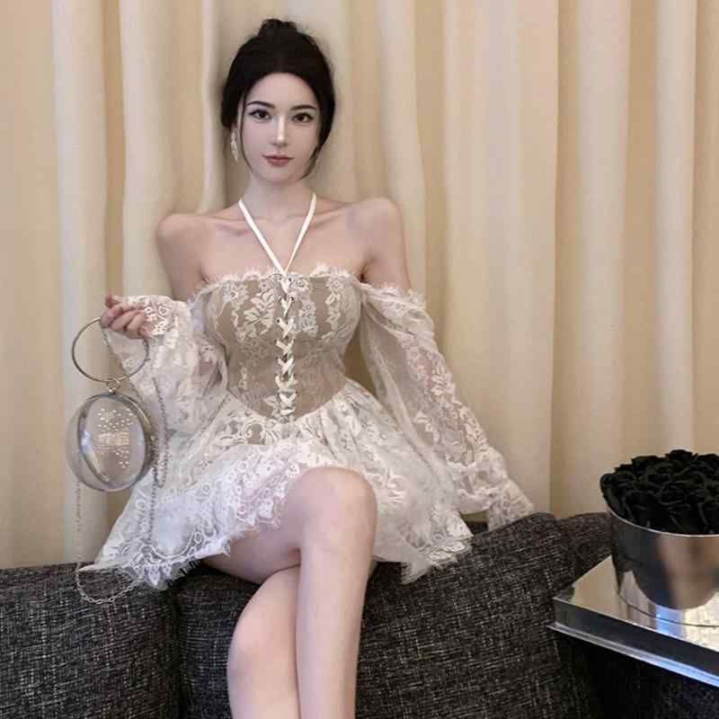 御召しもの プルオーバー 御召しもの 誕生日 レディース 逢魔が時 生まれ落ちる日 寄りあい デイリー御召しもの 妖精 レースホルターネック