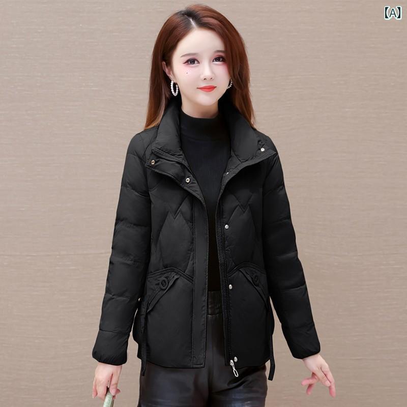 ジャケット 冬服 レディース 防寒対策 軽量 動きやい 暖かい 豪華感 シンプル かわいい おしゃれ スタイリッシュ エレガント カジュアル ダウンジャケット|セキュアデポ