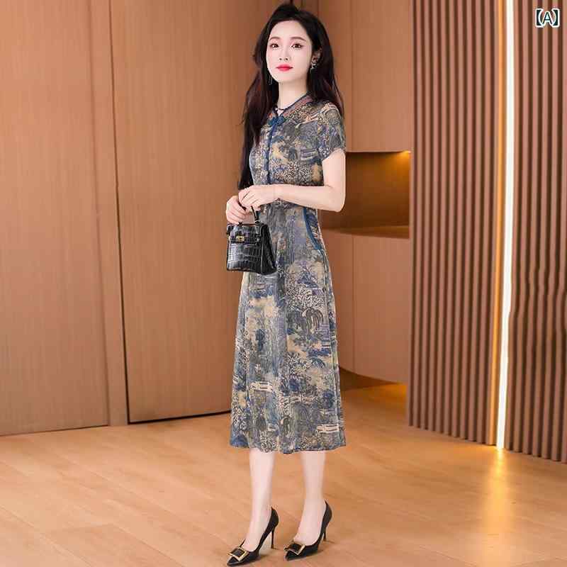 衣装 夏お召しもの 瀬戸もの風 花柄 夏 半袖 執務室心地よい おっ母さん友 お呼ばれ 公休日 たまり場 雅びやか 今めかしい 今めかしい レディース