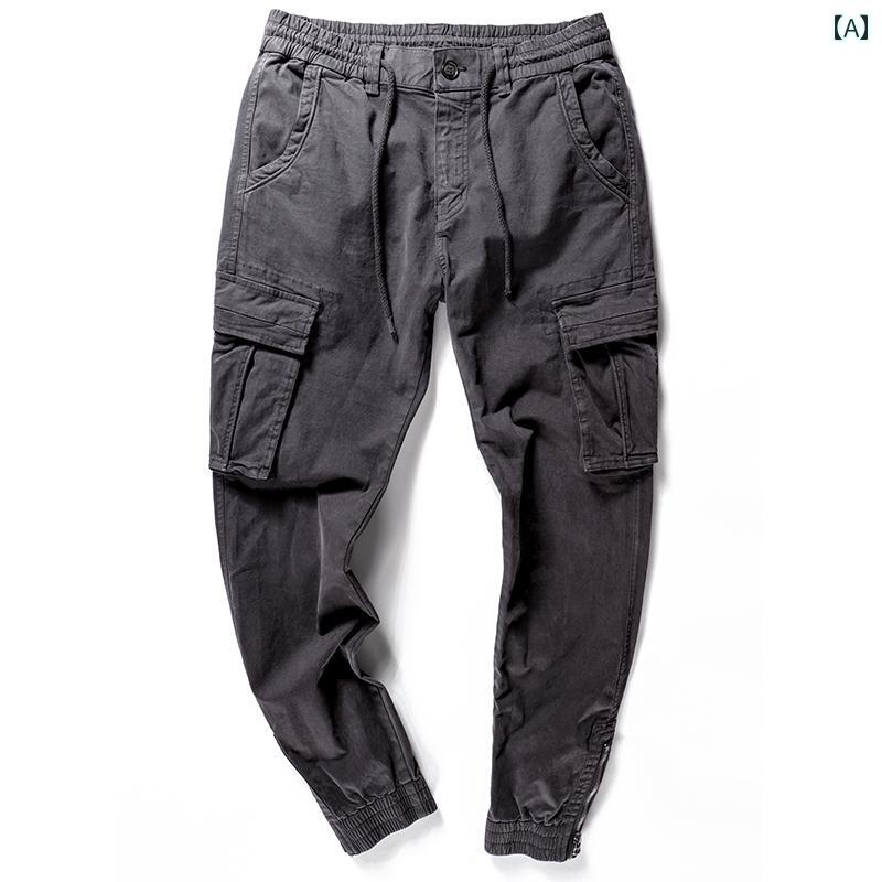 ワークパンツ 春 厚手 性 メンズ ストレッチ サイズ 冬 厚手 ジッパー レギンス