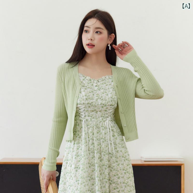 レディース 大きめサイズ 婦人服 ワンピース ドレス カーディガン 夏 カジュアル シンプル おしゃれ ぽっちゃり 花柄