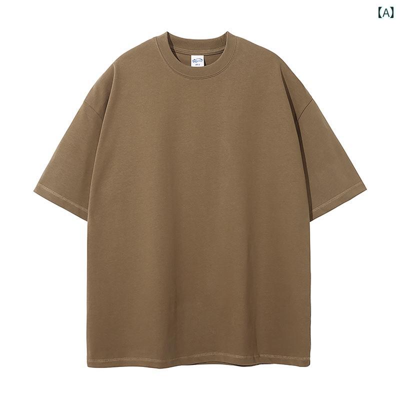 半袖 Tシャツ メンズ 夏 トップス ラウンドネック カジュアル ストリート おしゃれ 着やい 動やい 快適 普段使い レジャー アウトドア キャンプ パフォーマンス ワーク