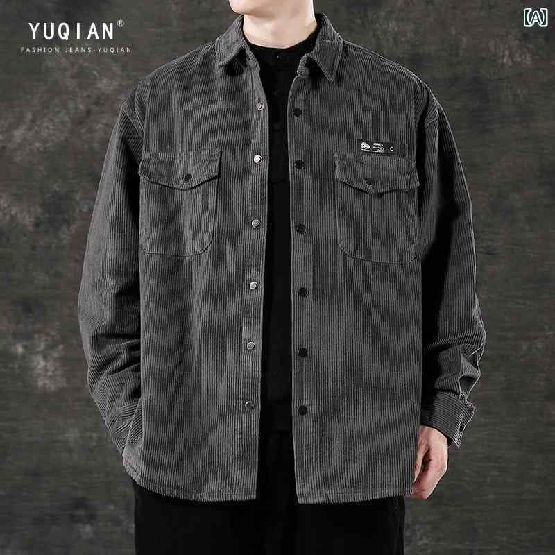 楽天市場】TMT コーデュロイ ウエスタン シャツ メンズ レディ—ス 長袖