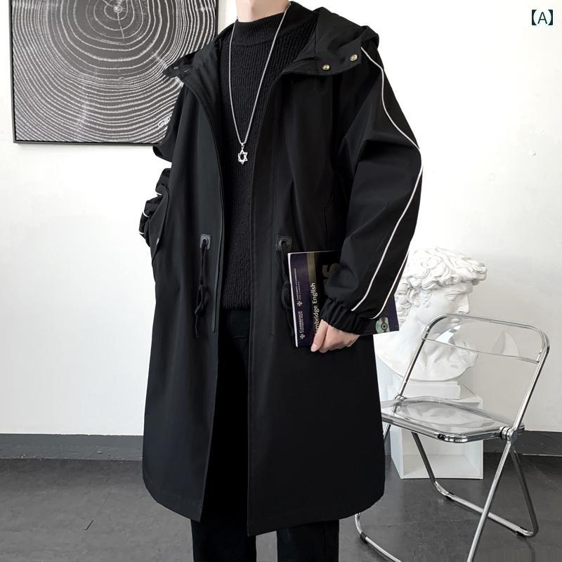 メンズ 秋春 長袖 薄手ジャケット アウター コート カジュアル 普段使い シンプル おしゃれ 着やい 暖かい レジャー アウトドア 通勤 通学 仕事
