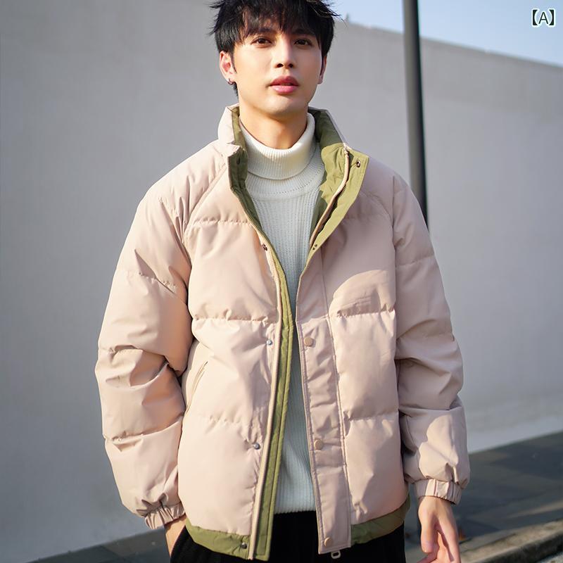 ダウン ジャケット メンズ ファッション アウター カジュアル ショート スタンドカラー 冬 薄手 紳士服 厚手 メンズ|セキュアデポ