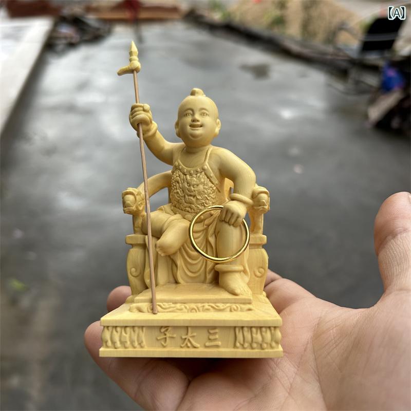 飾りつけ 木 仏具 神具 室内装飾 見せびらかす レトロ 小物 作物 縁起物 刻みつける 菩薩 仏像 釈迦牟尼 瀬戸もの風