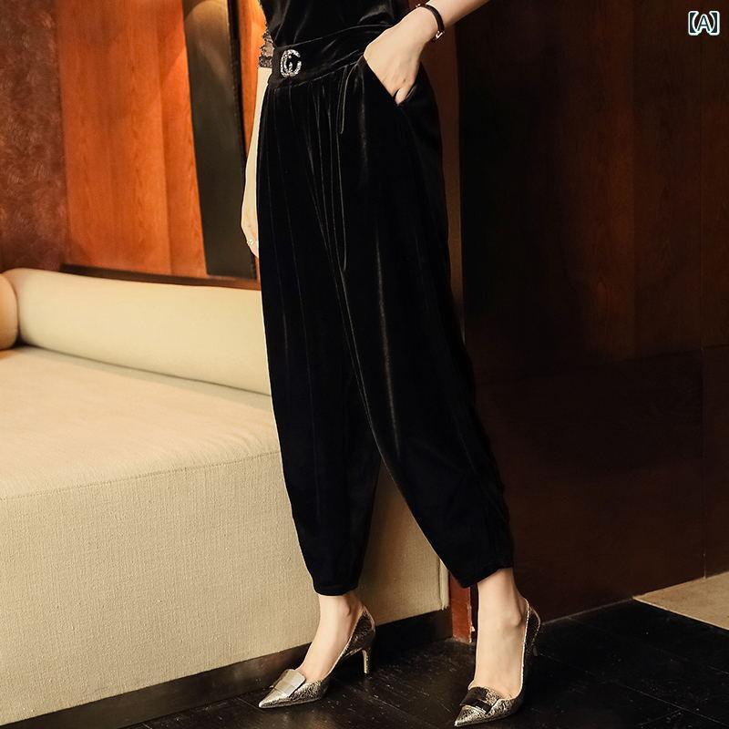レディース パンツ 起毛パンツ 春秋 シンプル カジュアル ゆったり レジャー リゾート 休日 アウトドア ホームウェア 婦人服 ファッション｜セキュアデポ 7,933円