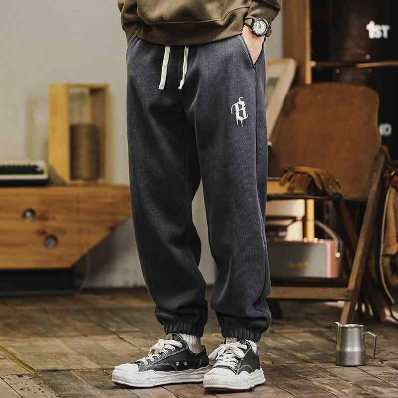パンツ ズボン おしゃれ ファッション メンズ 秋冬 しわ防止 スポーツ メンズ 厚手 カジュアル フリース ゆったり 大きめサイズ ロング ポリエステル