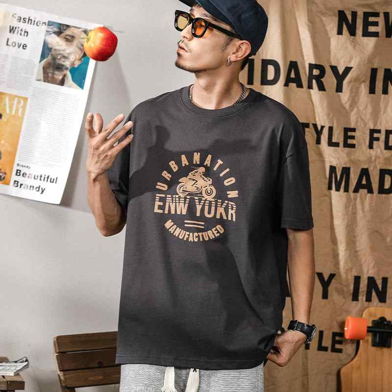 Tシャツ オーバーサイズ アメリカン メンズ ファッショントップス カットソー 普段使い 薄手 ゆったり 半袖 アウトドア スポーツ ワーク カジュアル メンズ 夏