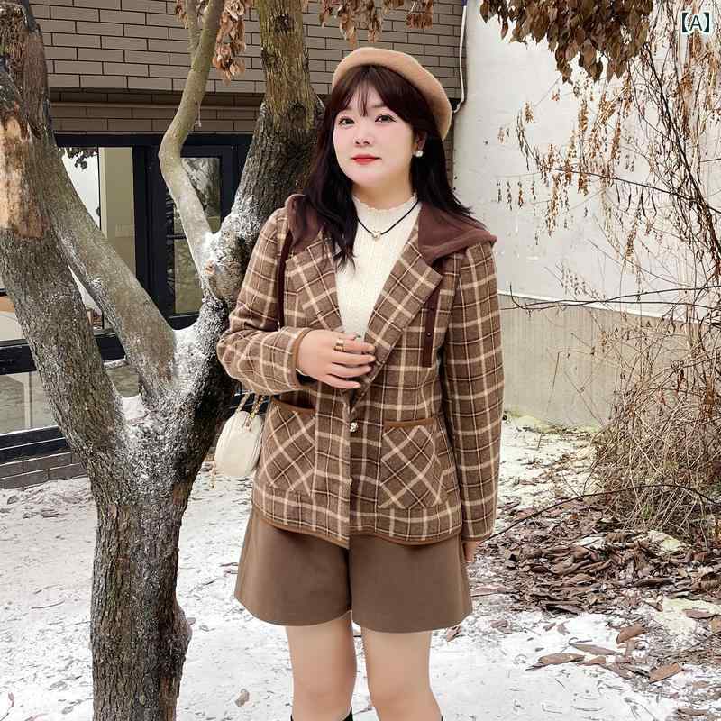 レディース ぽっ自転車 成人女性服 アウター 厚地の外套 分かりやすい レトロ 今めかしい 馬鹿でかい大きさ ゆったり 冬 朦々たる 照合のしるし