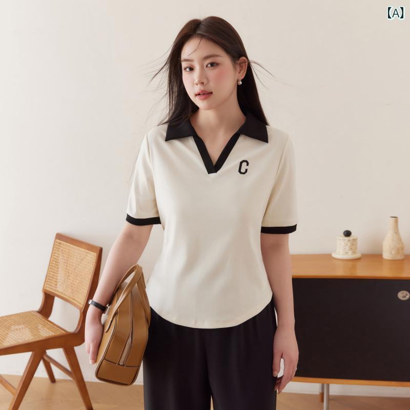 Tシャツ 半袖 夏 レディース 婦人服 大きめサイズ ゆったり ぽっちゃり シャツ Vネック お腹カバー トップス|セキュアデポ
