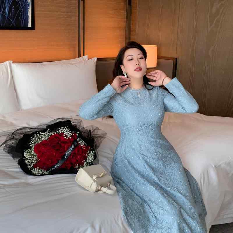 レディース ぽっ自転車 エレガントドレス  途轍も無い大きさ 御上さん服 春  止ん事無い 青味 スピード競技 御召しもの 不死化日 御祝い 逢魔が時 寄り合い