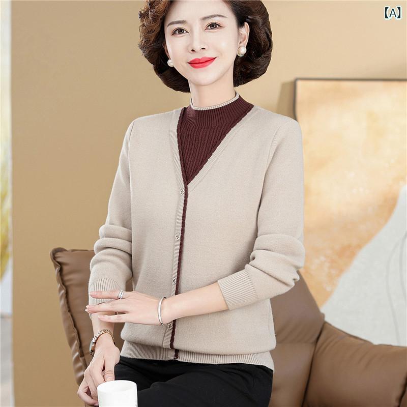 レディース セットアップ トップス ウェア 秋冬服 快適 シャツ フェイク セットアップ インナー パンツセット 婦人服