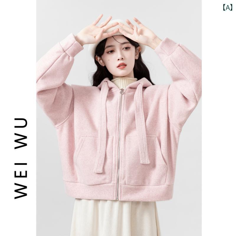 レディース 秋冬 スウェットパーカー アウター カレッジ カレッジ モテ服 韓国 大人 かわいい カジュアル アップ 快適 暖かい デート イベント レジャー オフィス 女子会 旅行 通学 通勤
