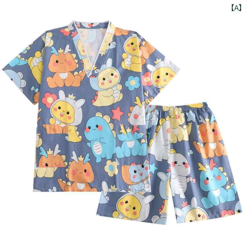 メンズ サウナ スーツ 温泉 パジャマ リラックス ウェア エステ マッサージ 服 綿 韓国 カップル 大きいサイズ プラス ハイエンド ホーム 親子 バス