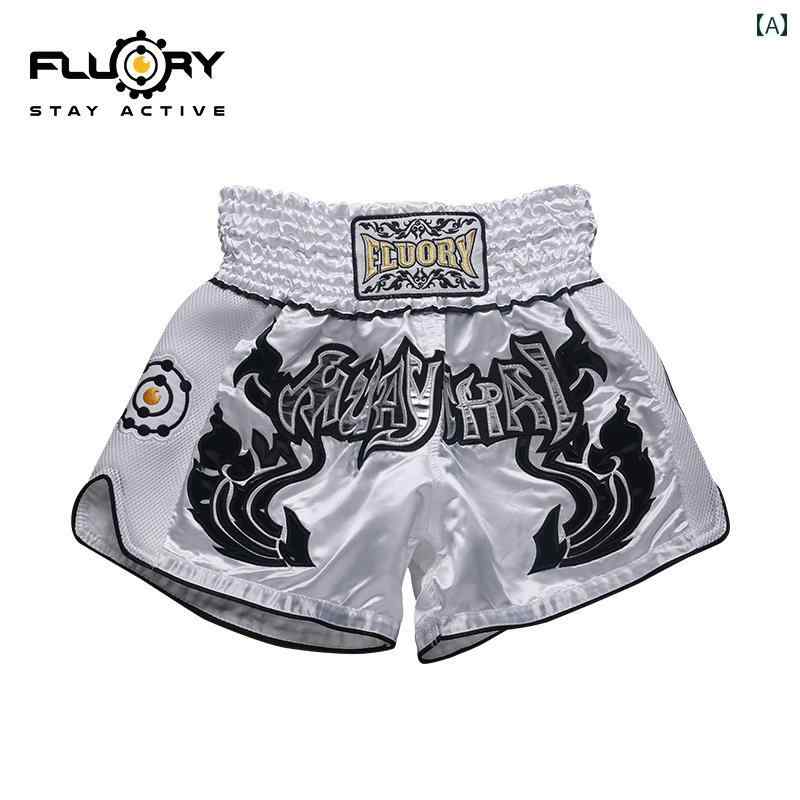 メンズ パンツ ボクシング ムエタイ ショーツ タイ プロ 格闘 服 女性 UFC フリー トレーニング サンダ｜セキュアデポ