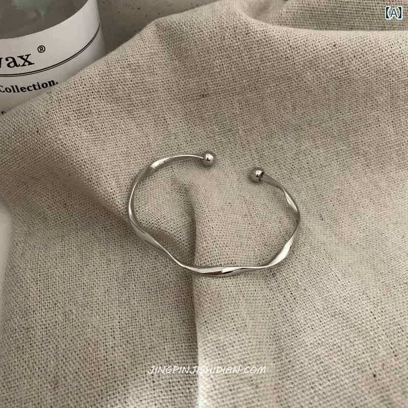 レディース アクセサリー ブレスレット エスニック メビウスリング ハイエンド オープニング 非退色 波形 クール ハンド ジュエリー
