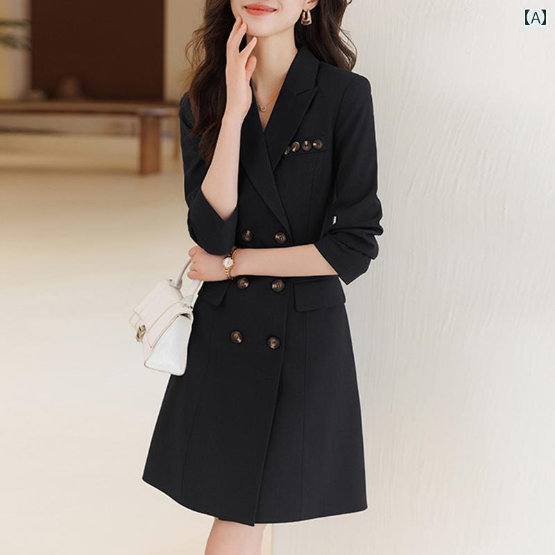 レディース ワンピース きれいめ 上品 ミセス 婦人服 春 レディース 長袖 スーツ ドレス レディース 春秋 し スリム 春 スカート