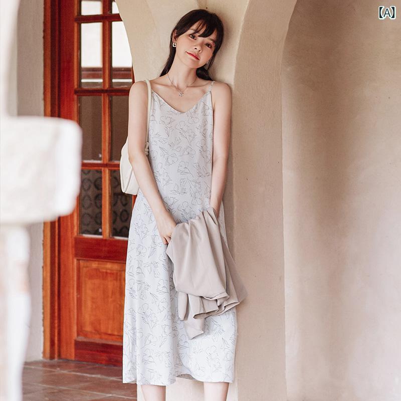夏 マタニティ 服 秋服 春 ワンピース キャミソール スカート ボトムス 薄手 物