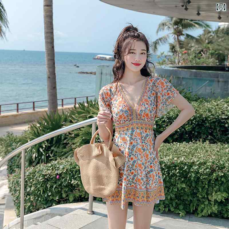 レディース 夏 水着 プール ビーチ リゾート おしゃれ かわいい 学生 大人女性 スタイル ワイヤー バストアップ プラス 増加 お腹 カバー スリム 見せ
