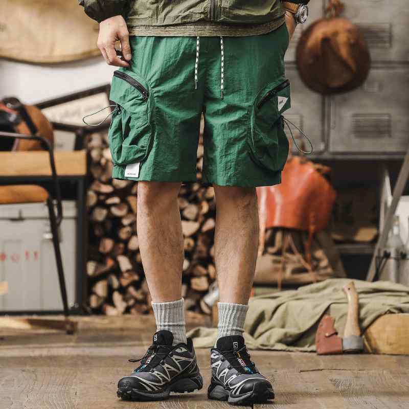 ハーフパンツ アメリカン ボトムス 半ズボン ショーツ ショート パンツ アウトドア スポーツ スリム ワーク カジュアル メンズ 夏