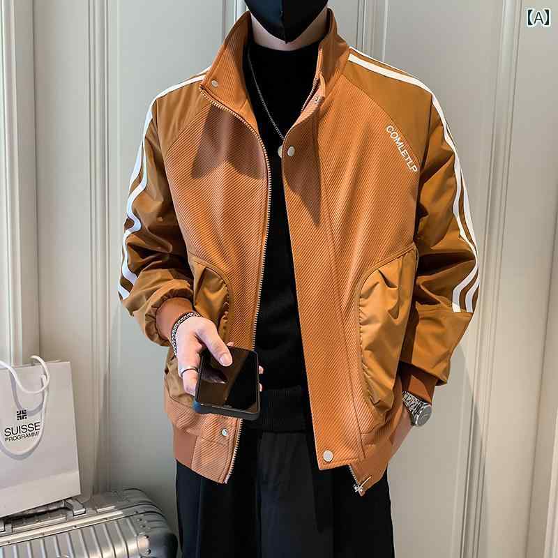 上衣 メンズ アウター キルティング上衣 秋冬 縞模様 ハイエンド 心地よい 冬服