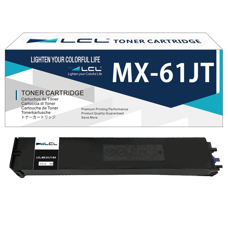 LCL Sharp用 シャープ用 MX-61JT MX-61JTBA MX-61JT-BA 大容量 (1パック ブラック) 互換トナーカートリッジ 対応機種： MX-2630FN/2631/2650FN/2661/3150FN/3161/3630FN/3