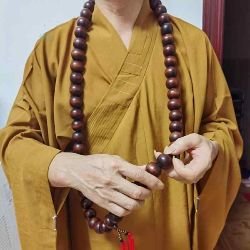 数珠 念珠 メンズ 男性用 手作り 天然木製 緑檀 紅木 紫檀木 鶏翅木 ネックレス ブレスレット 108玉 68玉 54玉 48玉 中国風 大粒 厄除け お守り 仏具
