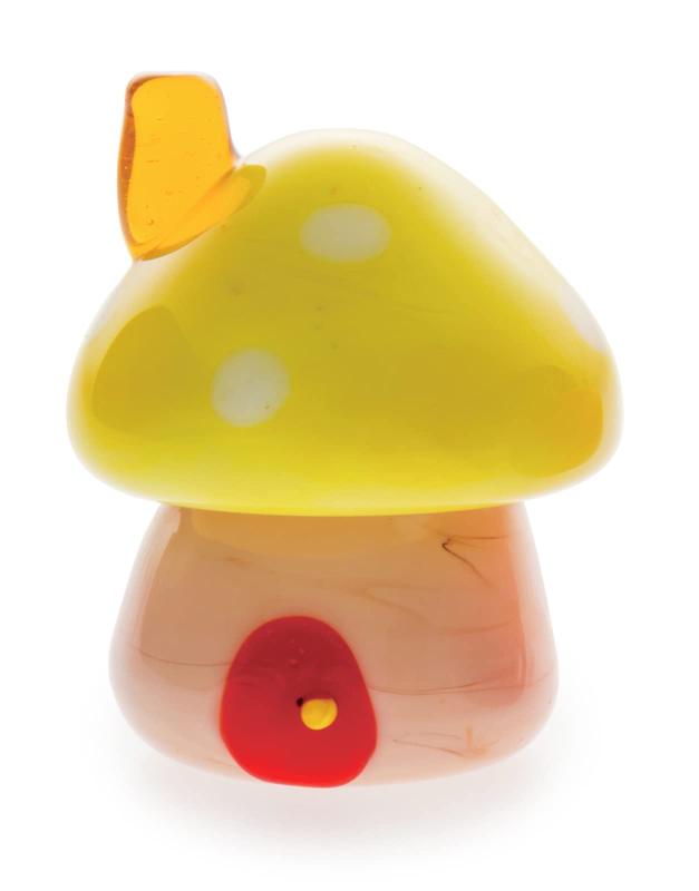 楽天市場】ガラス細工 キノコ(レッド) : PUTITMIMORE プチミモレ