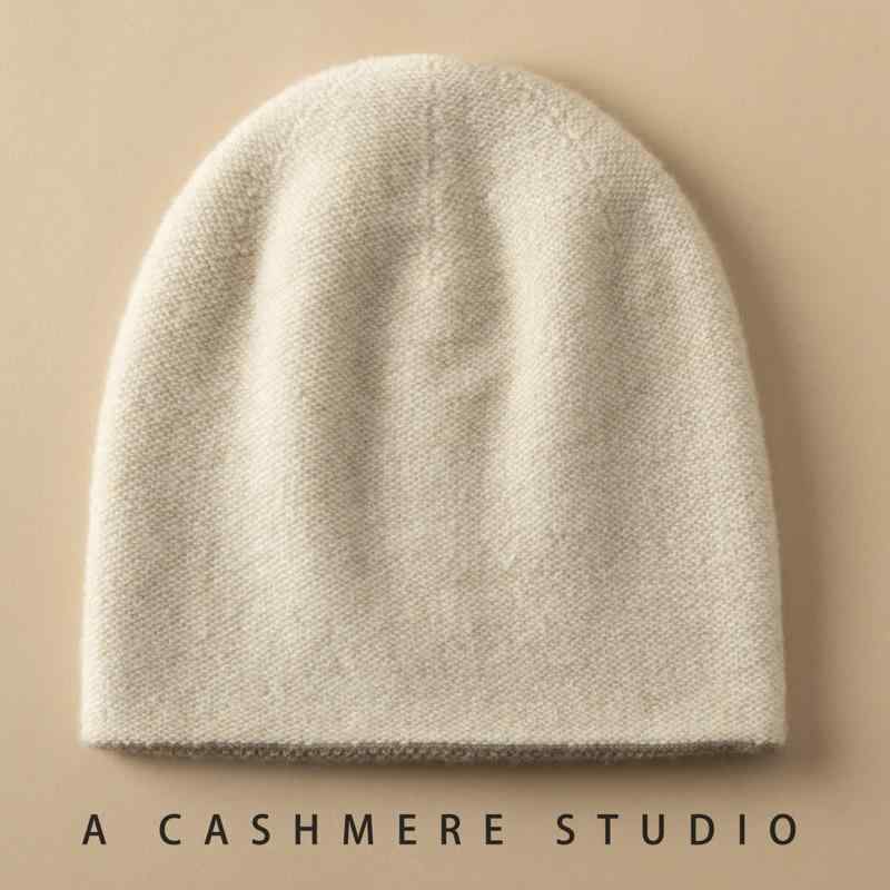 ニット帽 メンズ レディース カシミヤ100% 保温 防寒 厚手 防風 通気性 シンプル ベーシック カジュアル ゆったり 柔らかい 秋冬 冬用