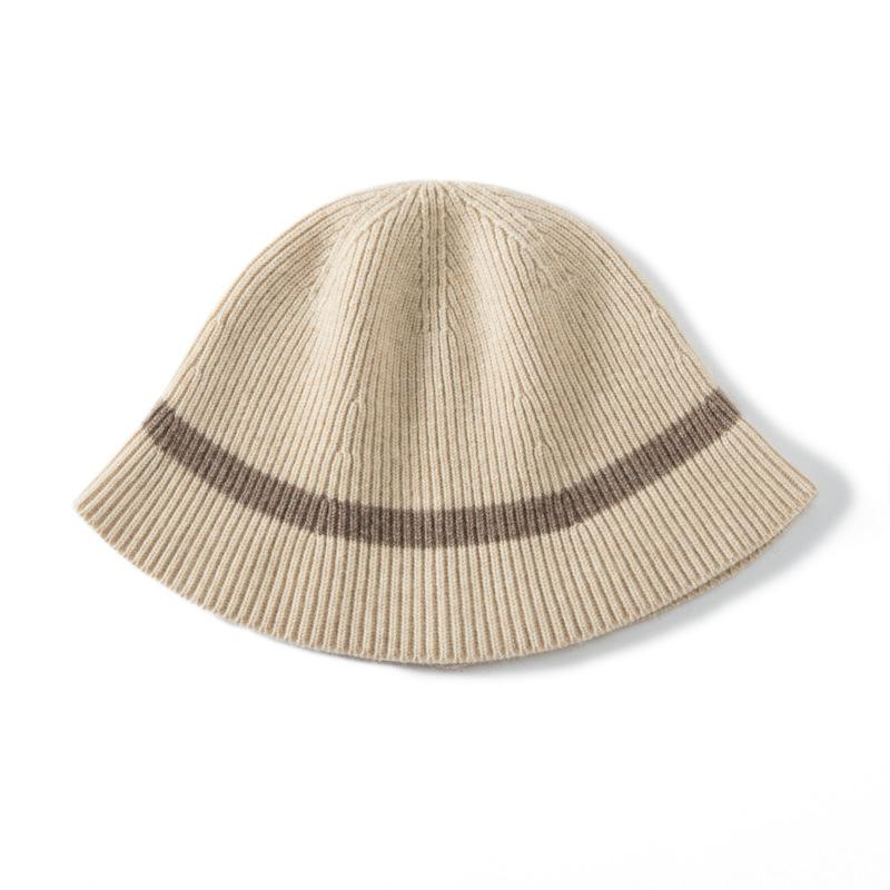帽子 レディース 女性用 秋冬 防寒 保温 あったか カシミヤ ニット バケットハット つば広ハット 韓国風 おしゃれ カジュアル デイリーユース フリーサイズ
