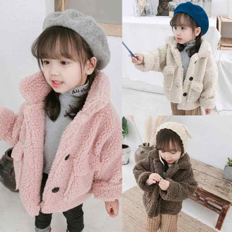 キッズ 男の子 女の子 コート 秋冬 保温 厚手 裏ボア 襟付き 無地 ショート丈 韓国ファッション カジュアル 通園 通学 アウター 小学生 子供服