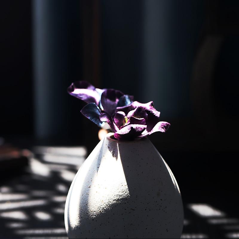 簪 紫色の椿 伝統工芸 シルクベルベット しなやかな花 レトロ アンティーク調 古風 チャイナドレス 漢服 髪飾り 髪留め 和装小物 ヘッドドレス ヘアアクセサリー