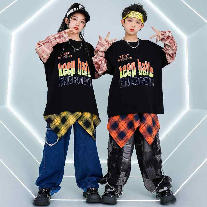 子供服 キッズ ジュニア 男の子 女の子 ダンスウェア ヒップホップ ストリート系 パーカー スウェット 上下セット カジュアルパンツ 発表会 イベント 練習着 トレンド 春秋
