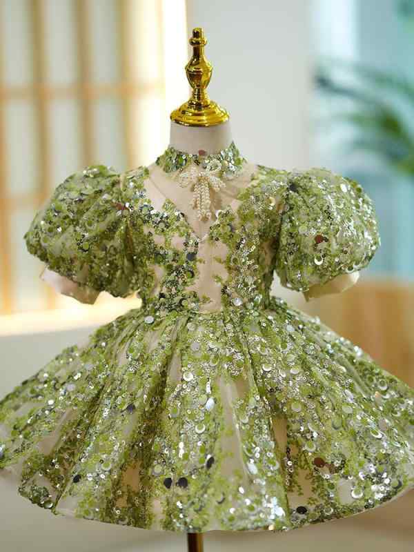 ドレス 女の子 プリンセスドレス 礼服 発表会 演奏会 ピアノ イブニングドレス スパンコール グリッター 高級感 個性的 ロング丈 フォーマル 小学生 幼稚園 ジュニア 結婚式 パーティー イベント 春夏秋冬 オールシーズン｜セキュアデポ