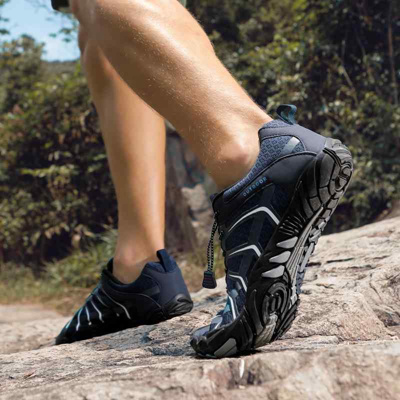 登山靴 メンズ 男性用 ユニセックス 男女兼用 アウトドア スポーツ トレッキング ハイキング クライミング オフロード ランニング サイクリング 五本指 ベアフット 通気性 クッション性 滑り止め ローカット フィット感 オールシーズン